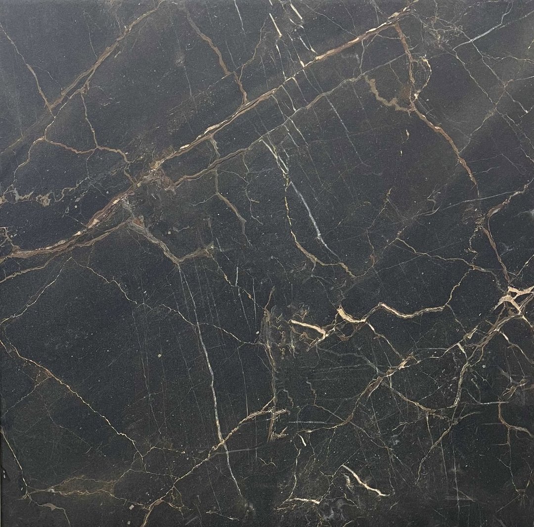 Lawu Marble Black In/Out Rectified Porcelain Floor Tile 22730 600 × 600 mm