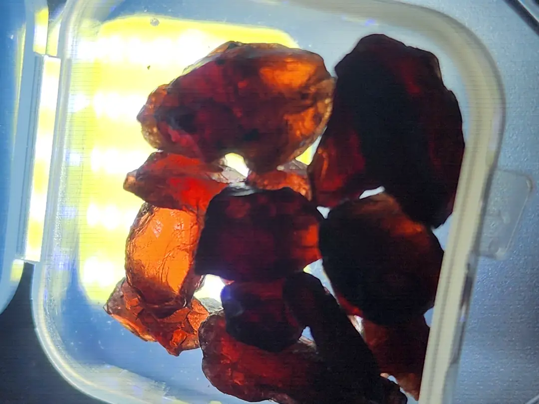 Garnets 10 Gram 50 Carat x 100 Red Natural Earth Mined